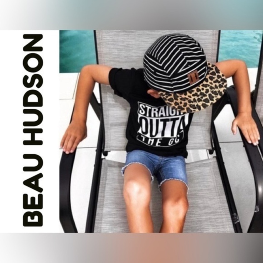 ❤️Beau Hudson Stripes & Leopard Cap Boutique